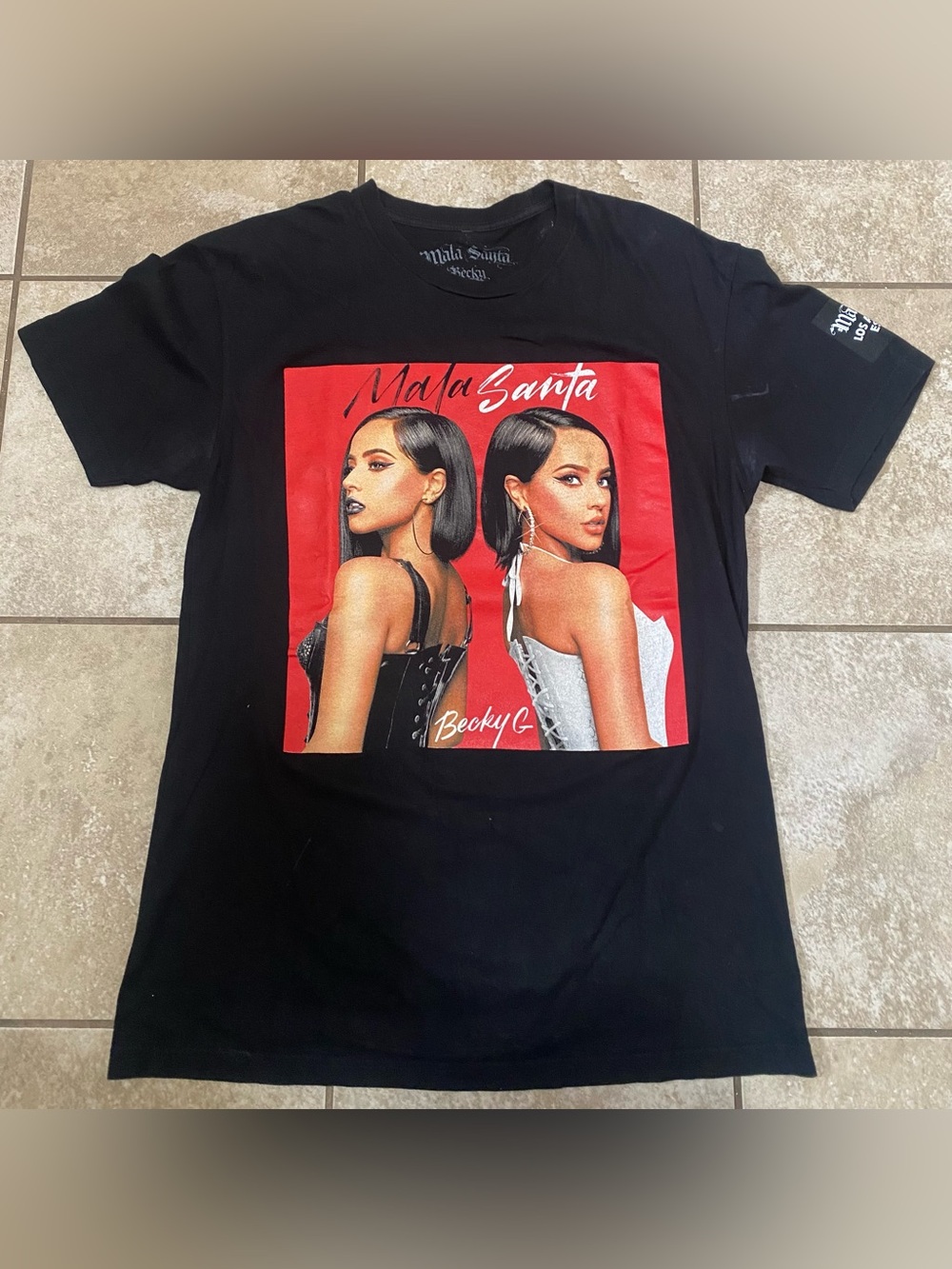 Becky G Mala Santa Album Promo Graphic T-Shirt - Size M